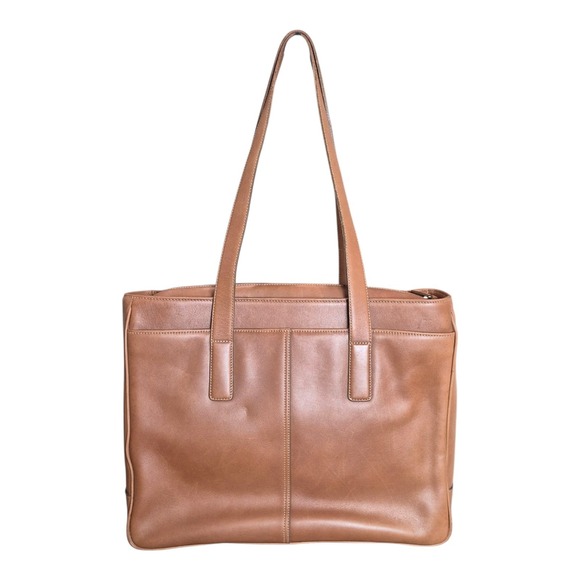 VTG Coach Legacy Leather Laptop Tote Bag Style‎ 5209 British Tan Unisex - Picture 1 of 8
